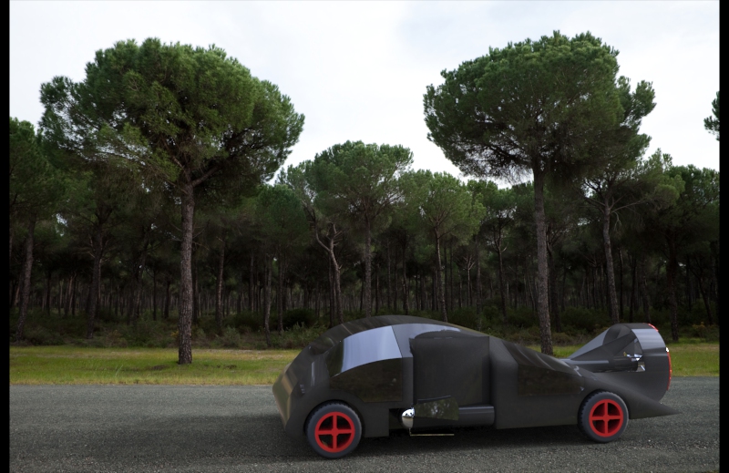 41--Terrafugia TX-1概念飞行车模型3D图纸